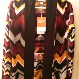 MISSOURI TARGET 20th ANNIVERSARY COLLECTION WOMEN'S CHEVRON CARDIGAN SIZE M